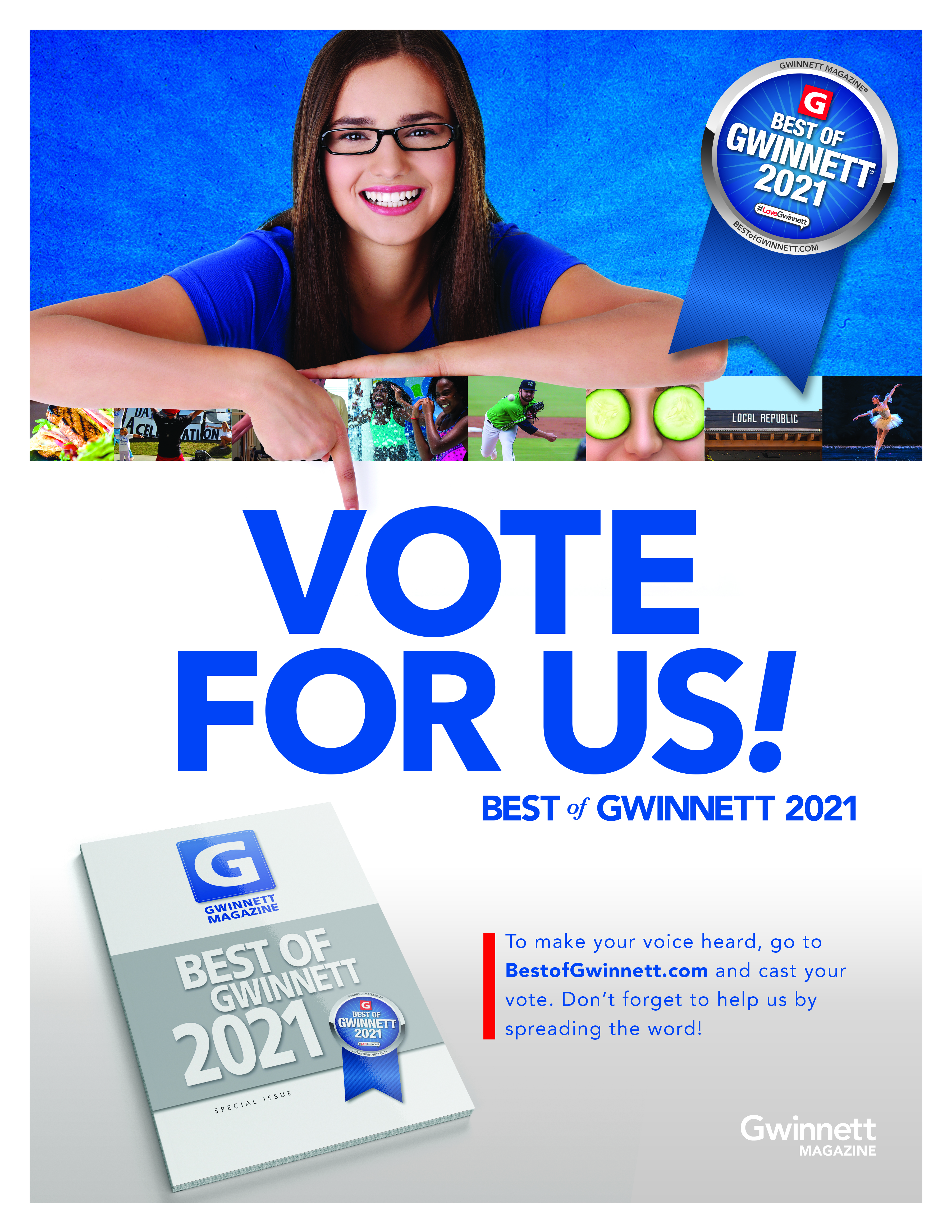 2021 Best of Gwinnett Campaign Kit Table Top