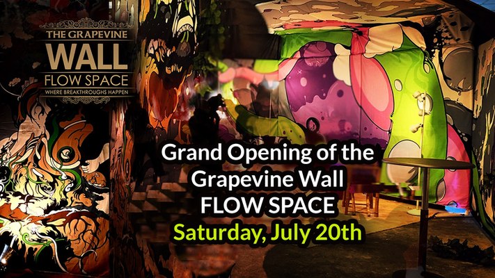 Grand Opening of the Grapevine Wall FLOW SPACE