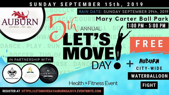 Let’s Move! Day Auburn 2019